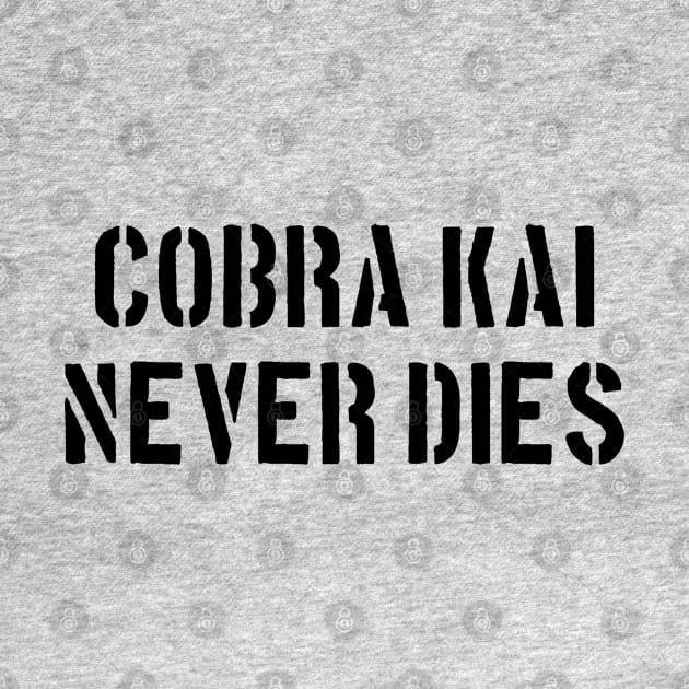 Cobra Kai Never Dies by portraiteam